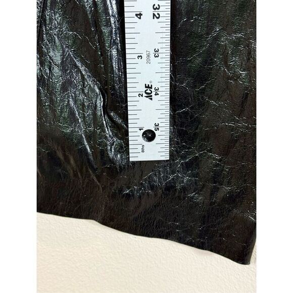 NWOT Helmut Lang Patina Stretch Moto 100% Lamb Leather Women's Size 6 Pants - Picture 6 of 10